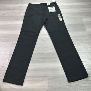 NEW Dockers Signature Khaki Pants Mens 32x34 Black Slim Fit Chino Stretch